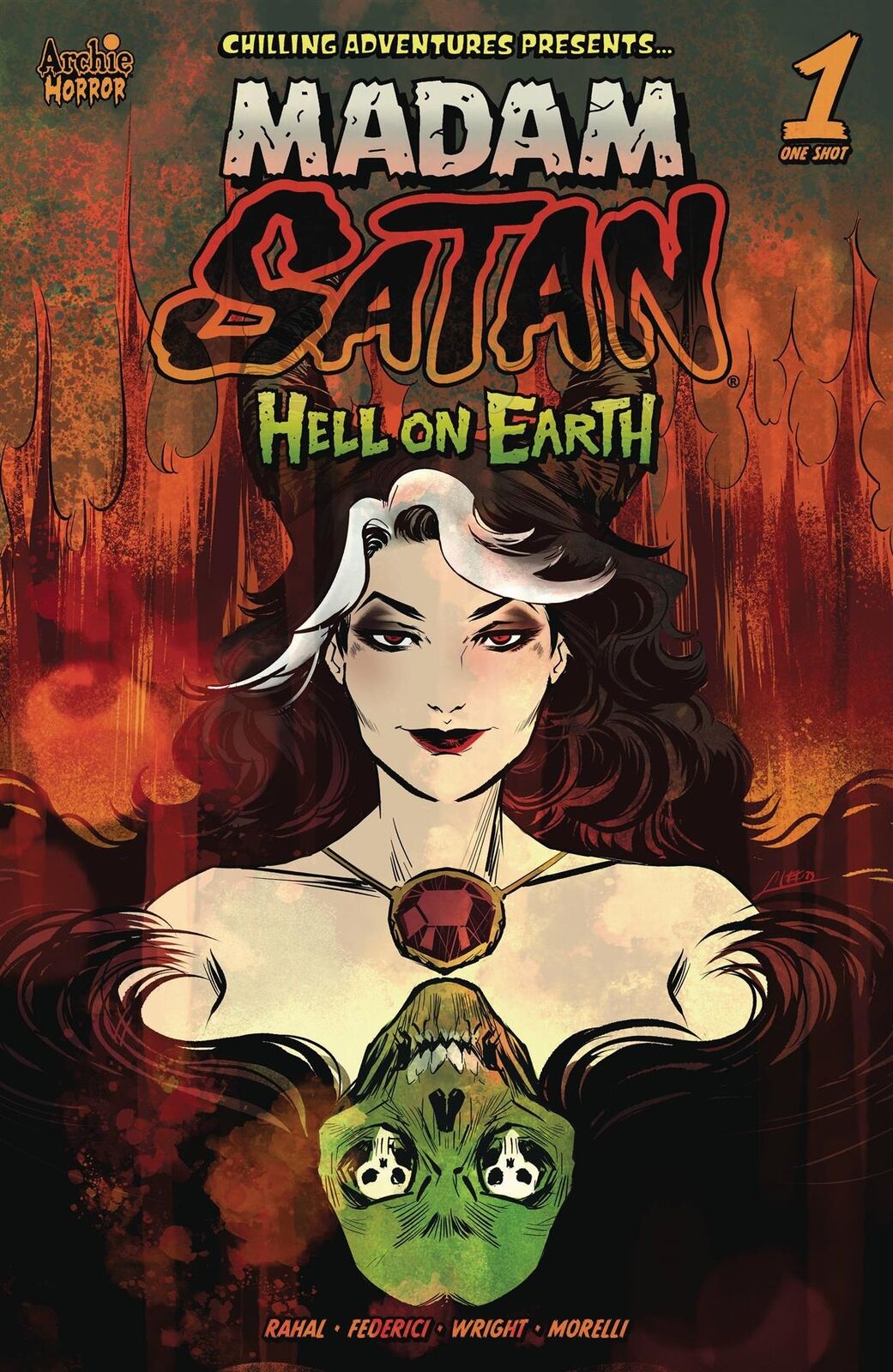 Chilling Adv Madam Satan Hell On Earth Cvr B Soo Lee Archie Comic Publications
