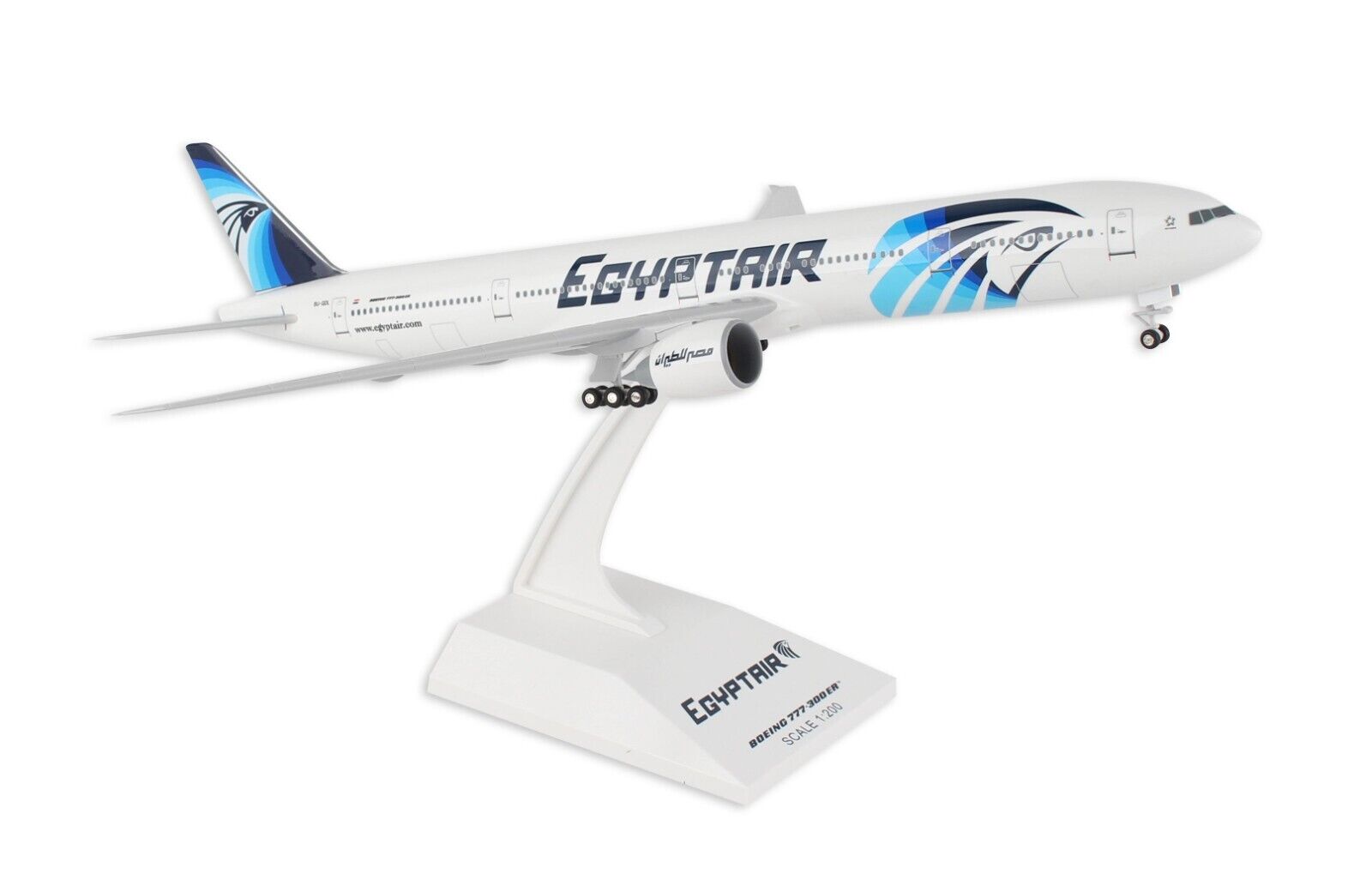 SKYMARKS (SKR855) EGYPTAIR 777-300ER 1:200 SCALE MODEL