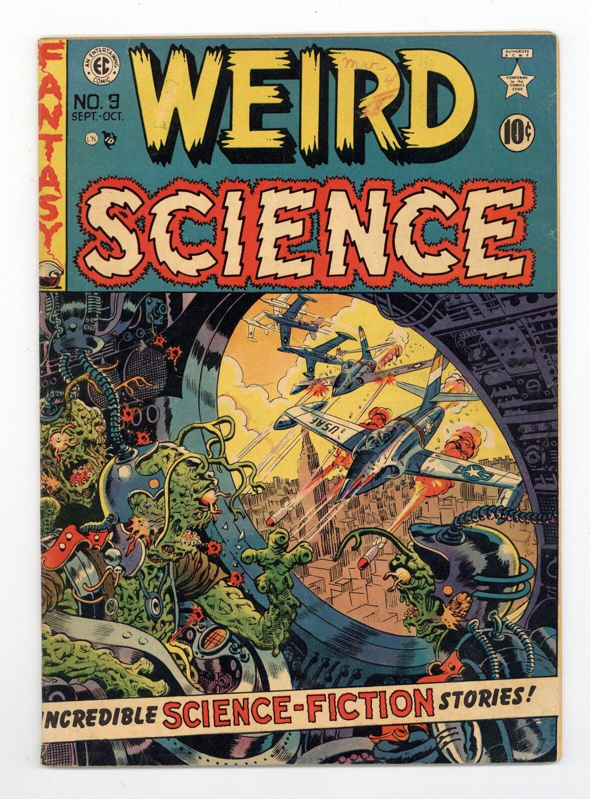 Weird Science #9 VG- 3.5 RESTORED 1951