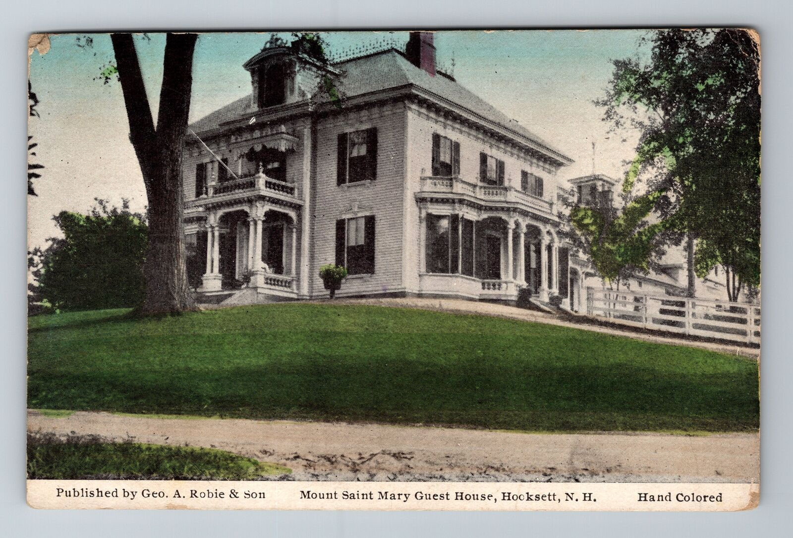 Hocksett NH-New Hampshire, Mount Saint Mary Guest Home, Vintage c1932 Postcard
