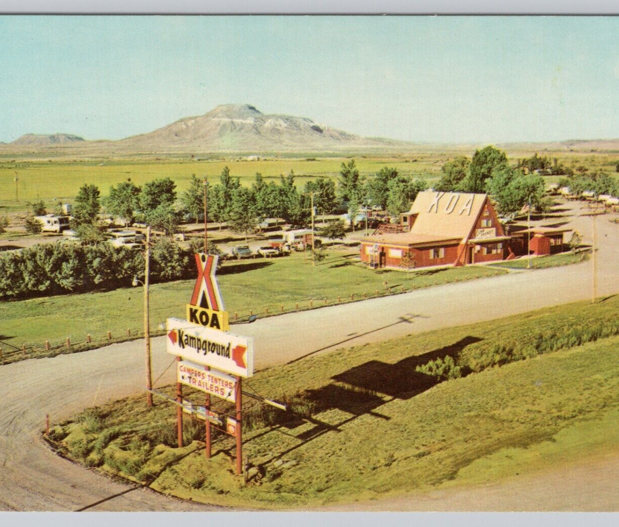 KOA Kampground of Tucumcari, New Mexico, Rt 4, East of City Limits VTG Postcard