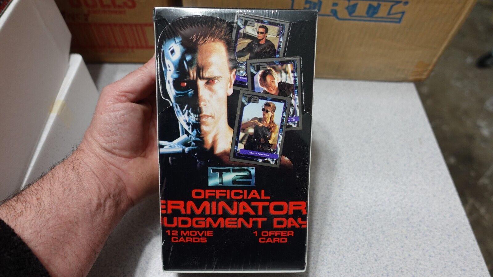 T2 Official Terminator 2 Judgment Day Trading Cards SEALED Box - Impel - 1991
