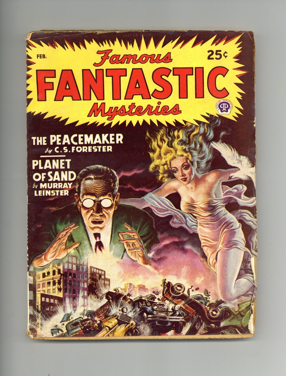 Famous Fantastic Mysteries Pulp Feb 1948 Vol. 9 #3 VG