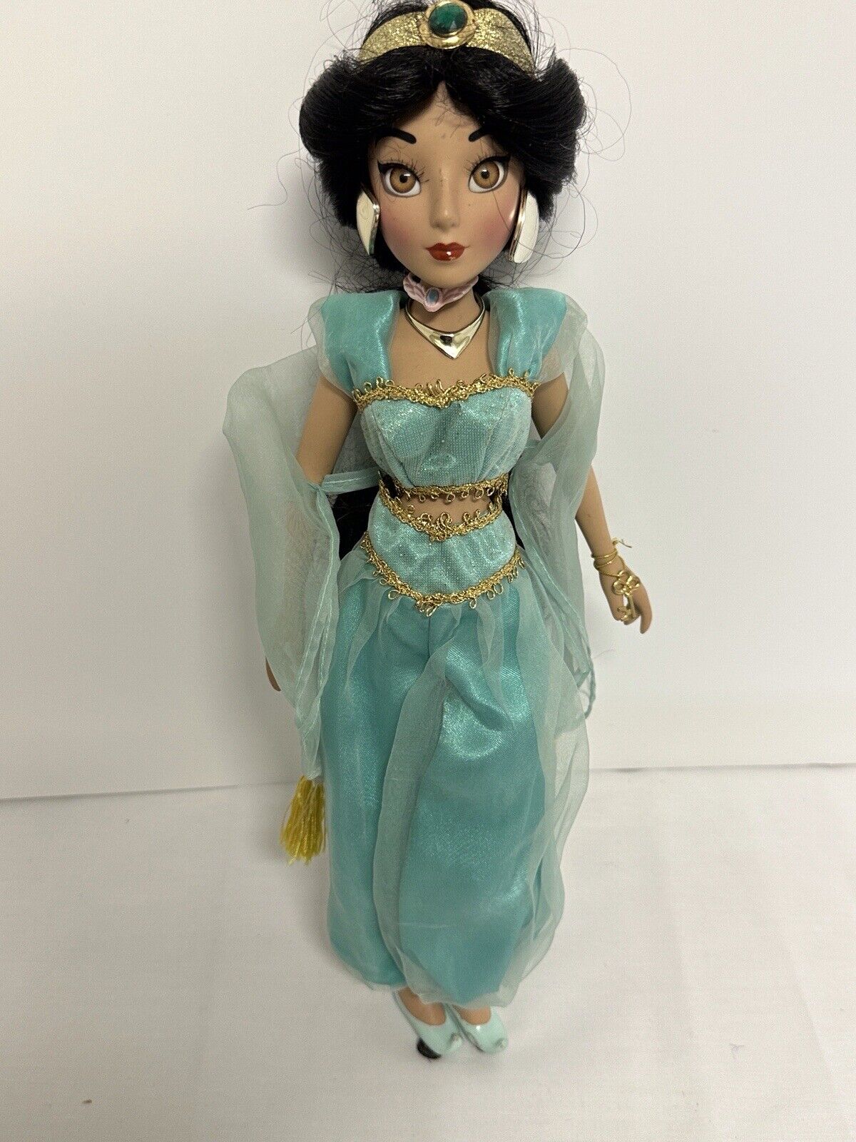 Disney Aladdin 17” Princess Jasmine Custom Limited Edition Doll Classic Dress