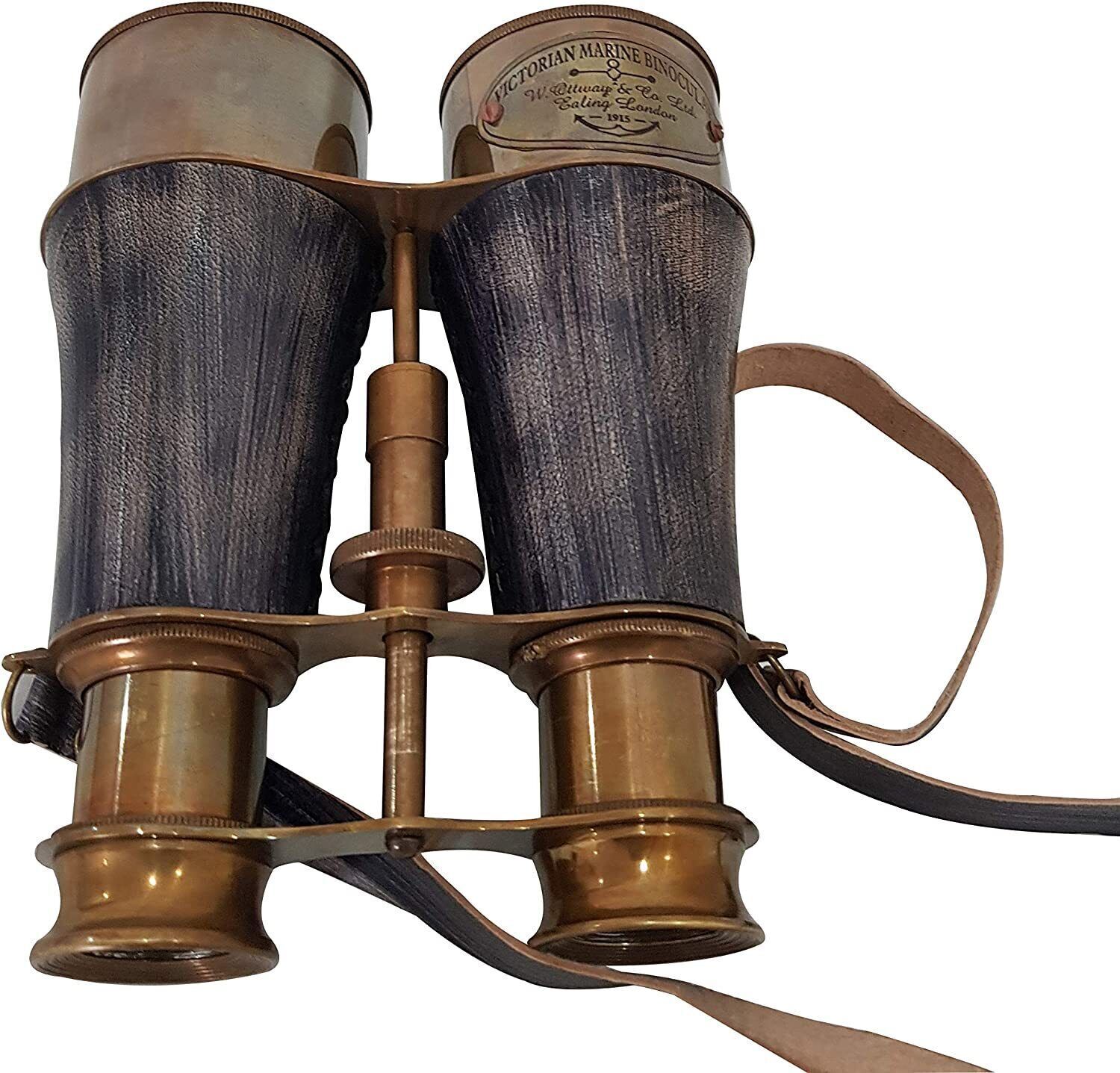 6 inches Antique Brass Victorian Marine Binoculars, Handmade Vintage Gift Decor