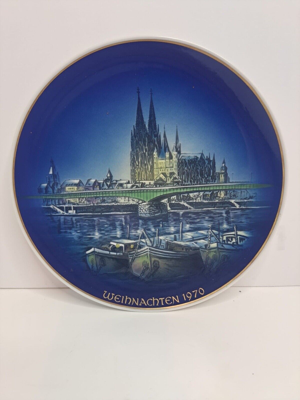 VINTAGE 61 ROSENTHAL- WEIHNACHTEN COLLECTIBLE PLATE MADE IN GERMANY