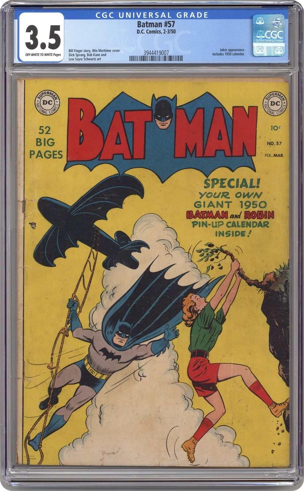 Batman #57 CGC 3.5 1950 3944419007