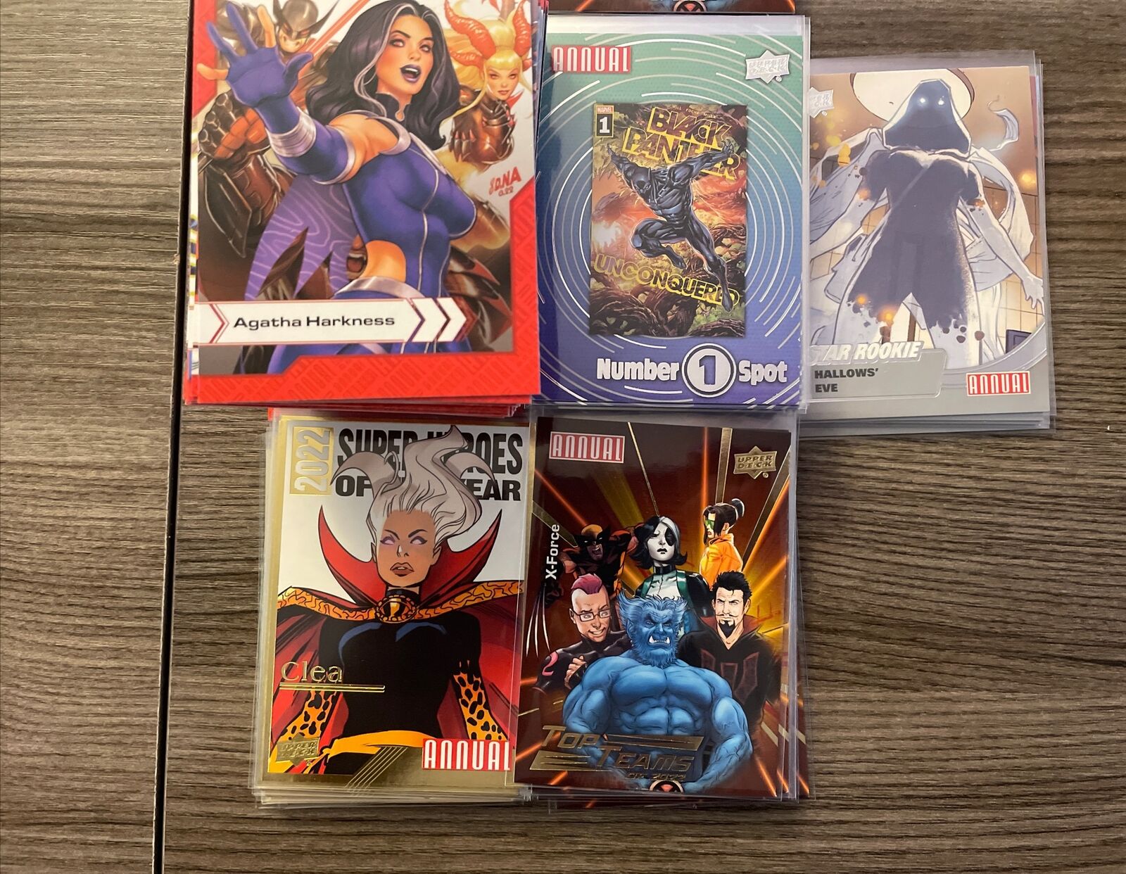 2022-23 UD Marvel Annual COMPLETE MINI MASTER SET 150 CARDS (100 BASE 50 INSERT)
