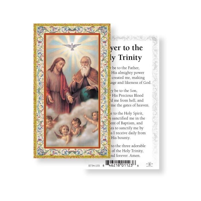Prayer to Holy Trinity Holy Card, 100-Pack