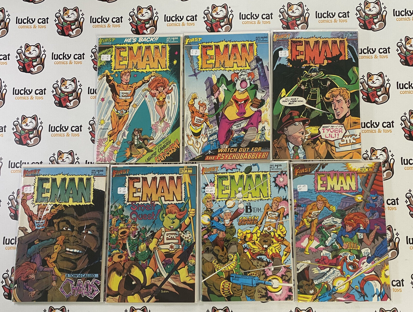 E-MAN Lot (1983) - [First Comics] - Complete Series #1-25