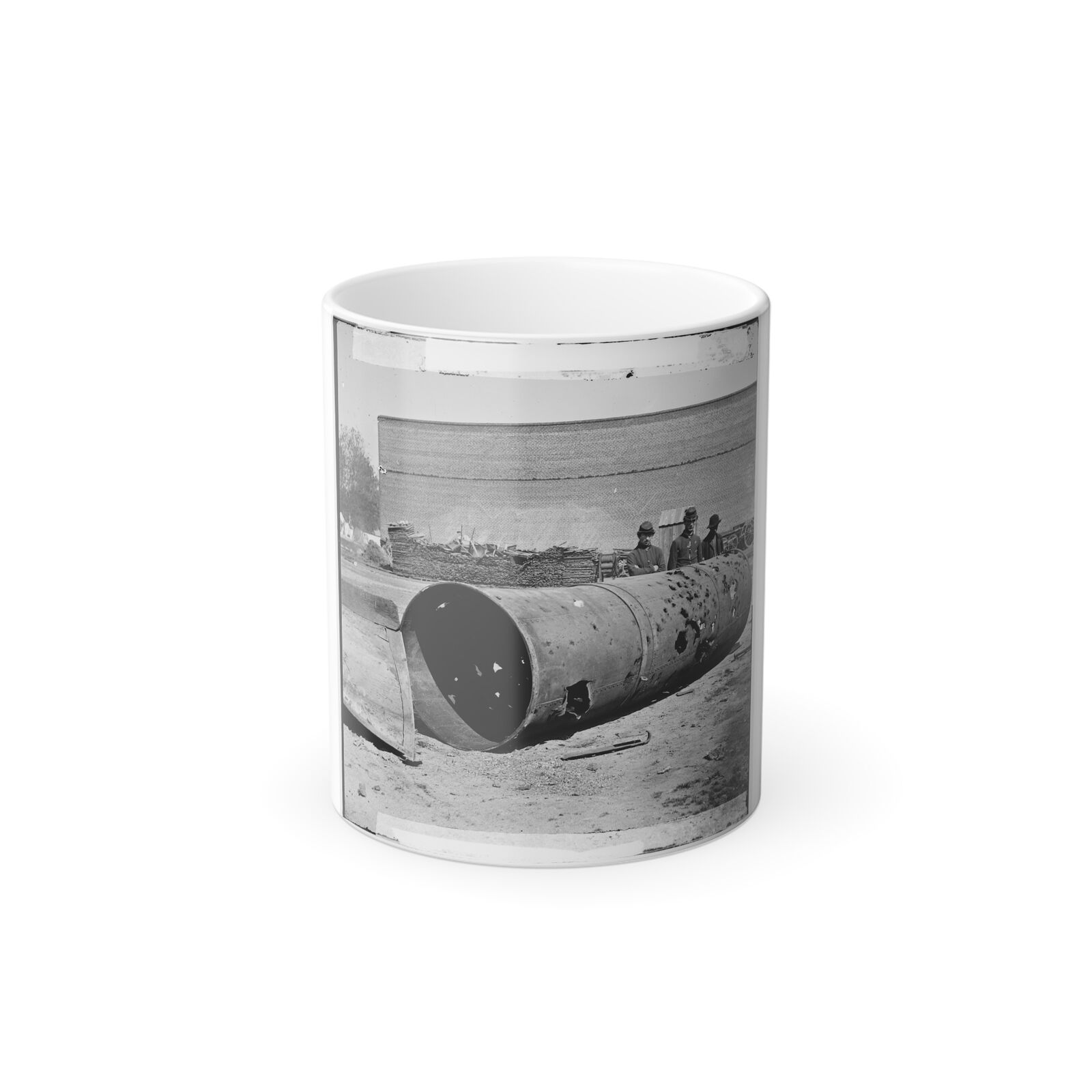 C.S.S. Ironclad Ram Virginia No. 2 (U.S. Civil War) Color Morphing Mug 11oz