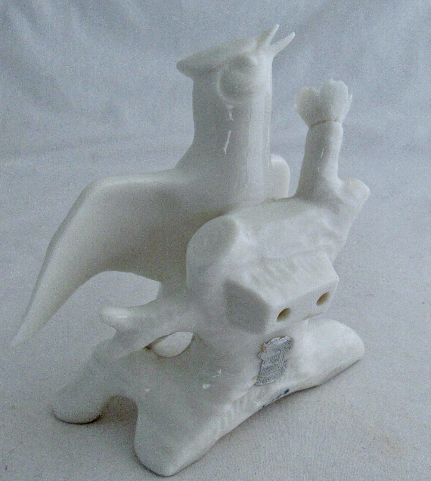 Vintage Ardalt Japan Lenwile White Bird on a Branch Verithin Figurine #6325