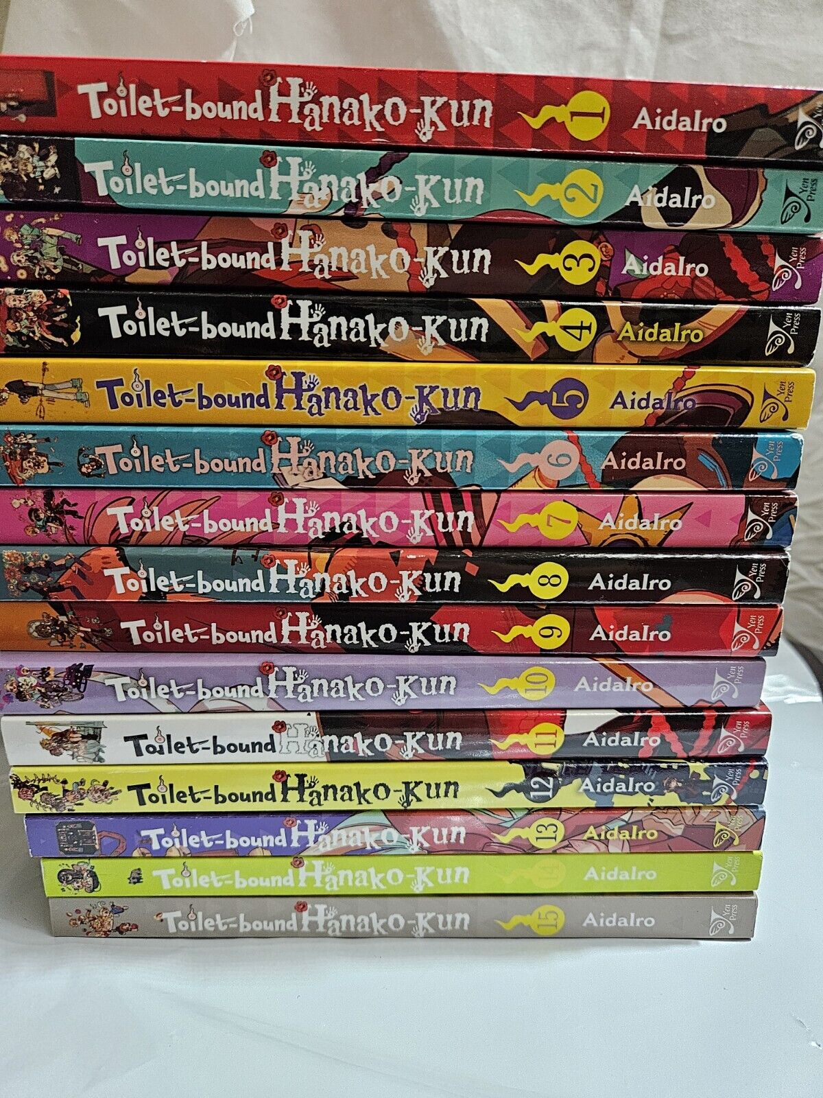 15x Toilet Bound Hanako-Kun Manga Vol 1-15 Near Complete Set LN
