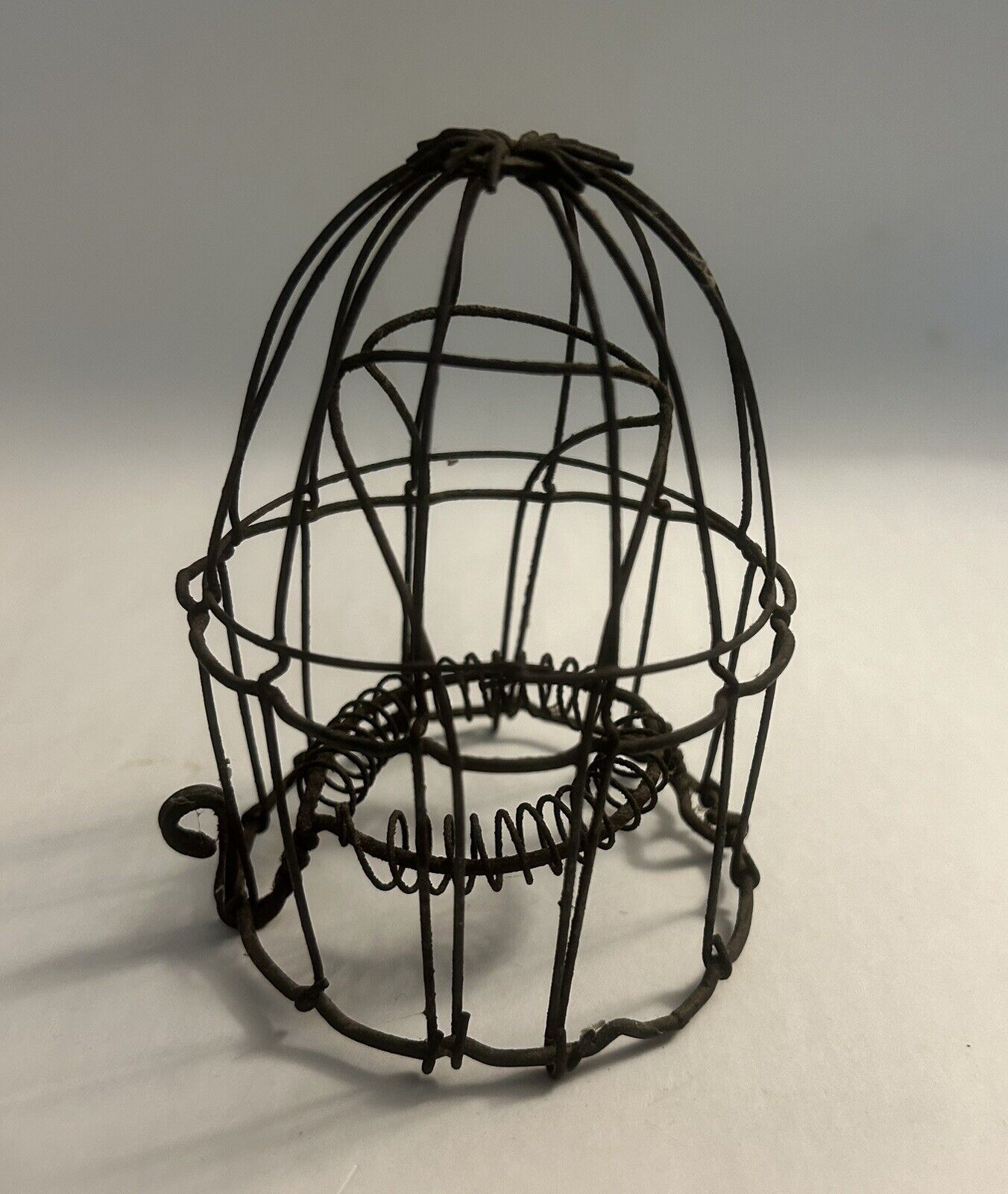 Antique Wire Light Bulb Safety Wire Cage - Industrial/ Lighting \ Fixture