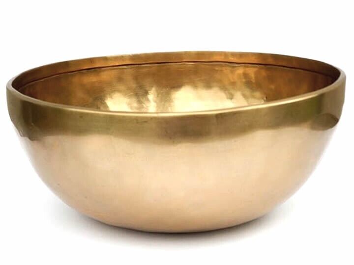 Himalayan Handmade Plain Bowl - 10 inches Tibetan Bowl- Chakras Healing Bowl