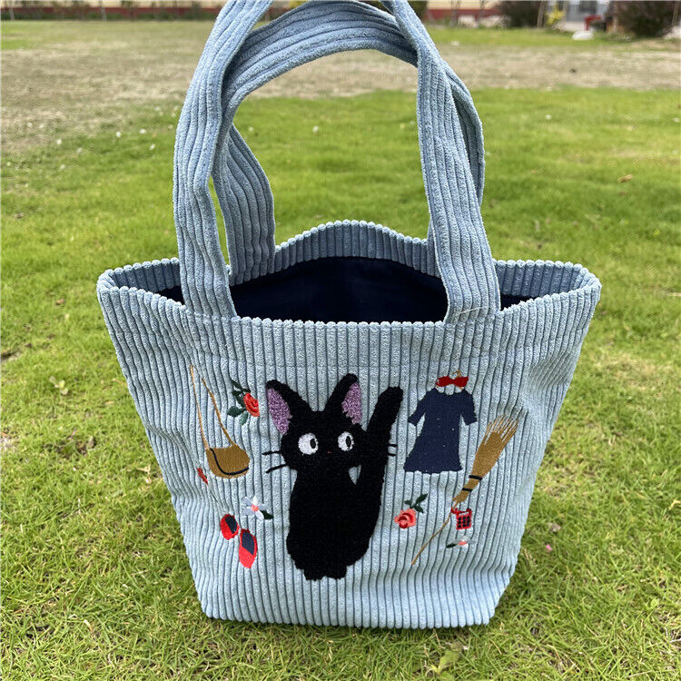 KiKi's Delivery Service JIJI Cat Shoulder Bag Canvas bag Lunch Bag 