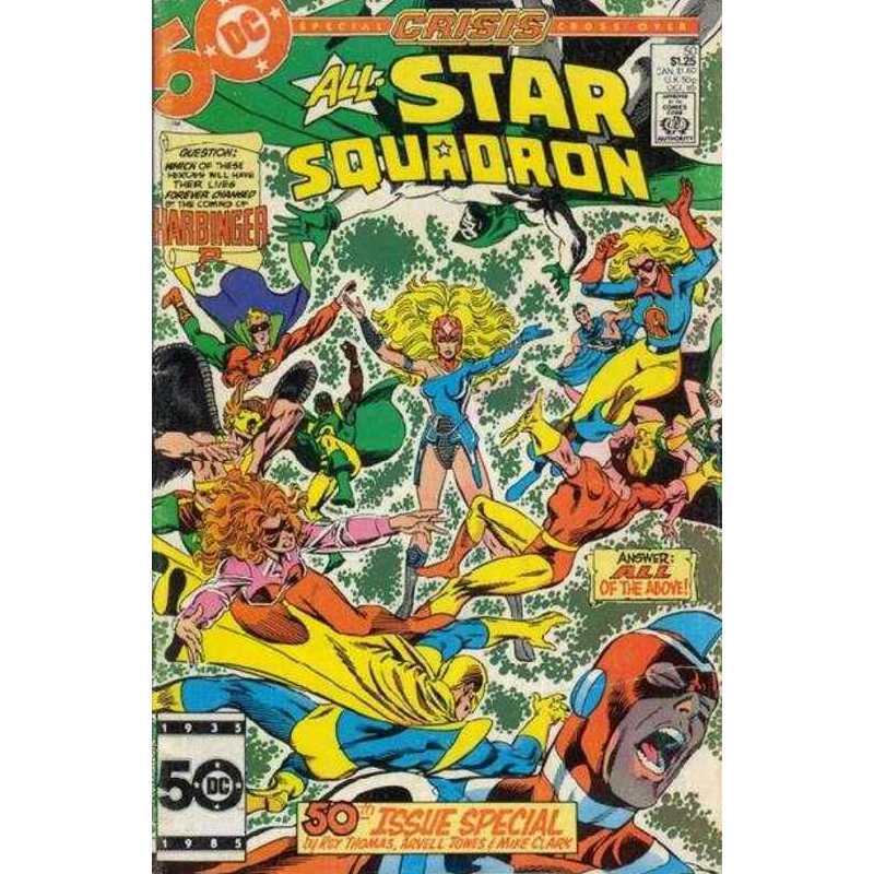 All-Star Squadron #50 in Near Mint minus condition. DC comics [k/