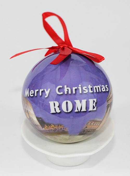 Rome Italy Souvenir Collectible Christmas Ball Ornament