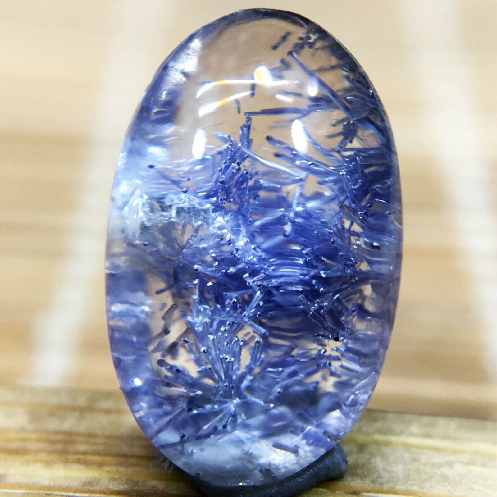 3.3Ct Very Rare NATURAL Beautiful Blue Dumortierite Quartz Crystal Pendant