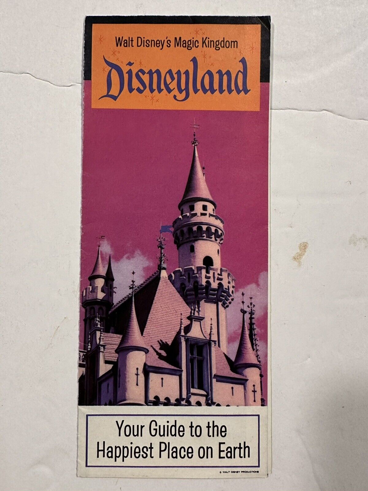 Vintage 1969 Walt Disneys Disneyland Brochure Guide to Happiest Place on Earth