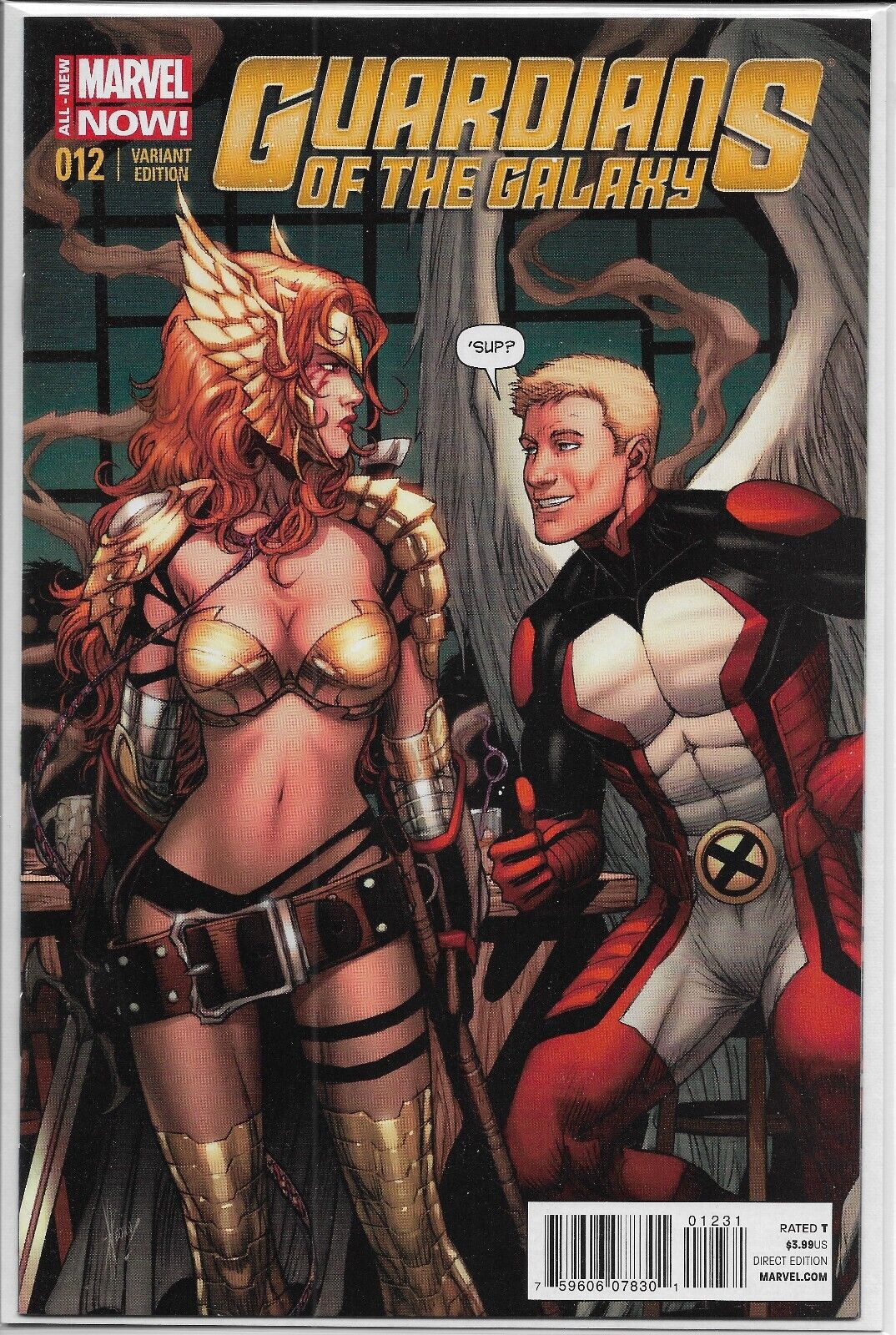 Guardians of the Galaxy #12 Dale Keown 1:50 Angela Variant Marvel 2014 VF/NM 9.0