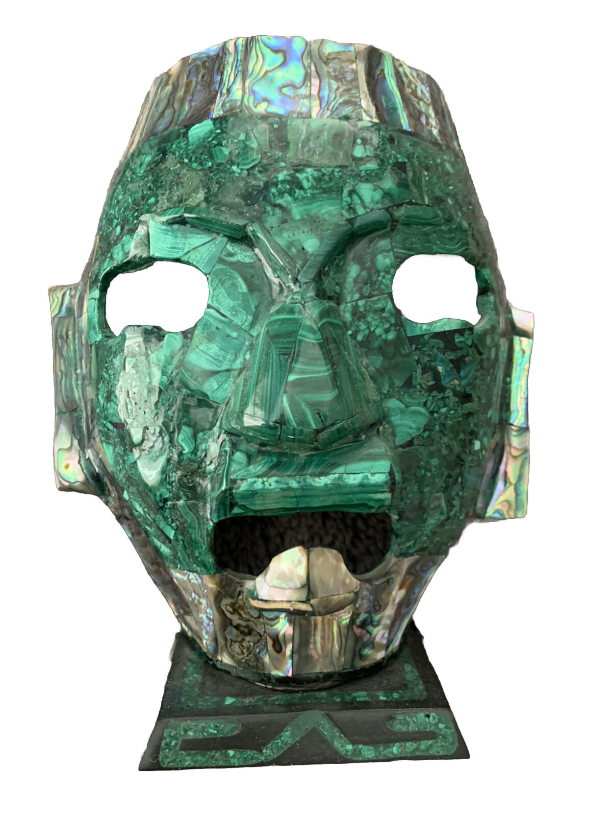 Exotic Malachite Green Mask, Perfect Condition