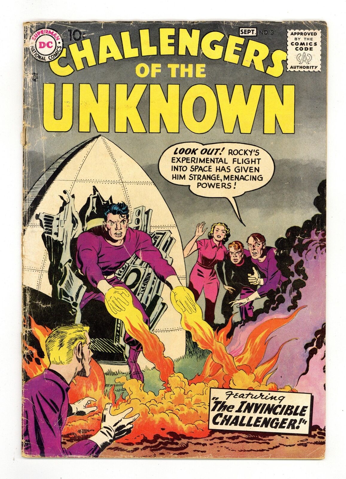 Challengers of the Unknown #3 GD+ 2.5 1958