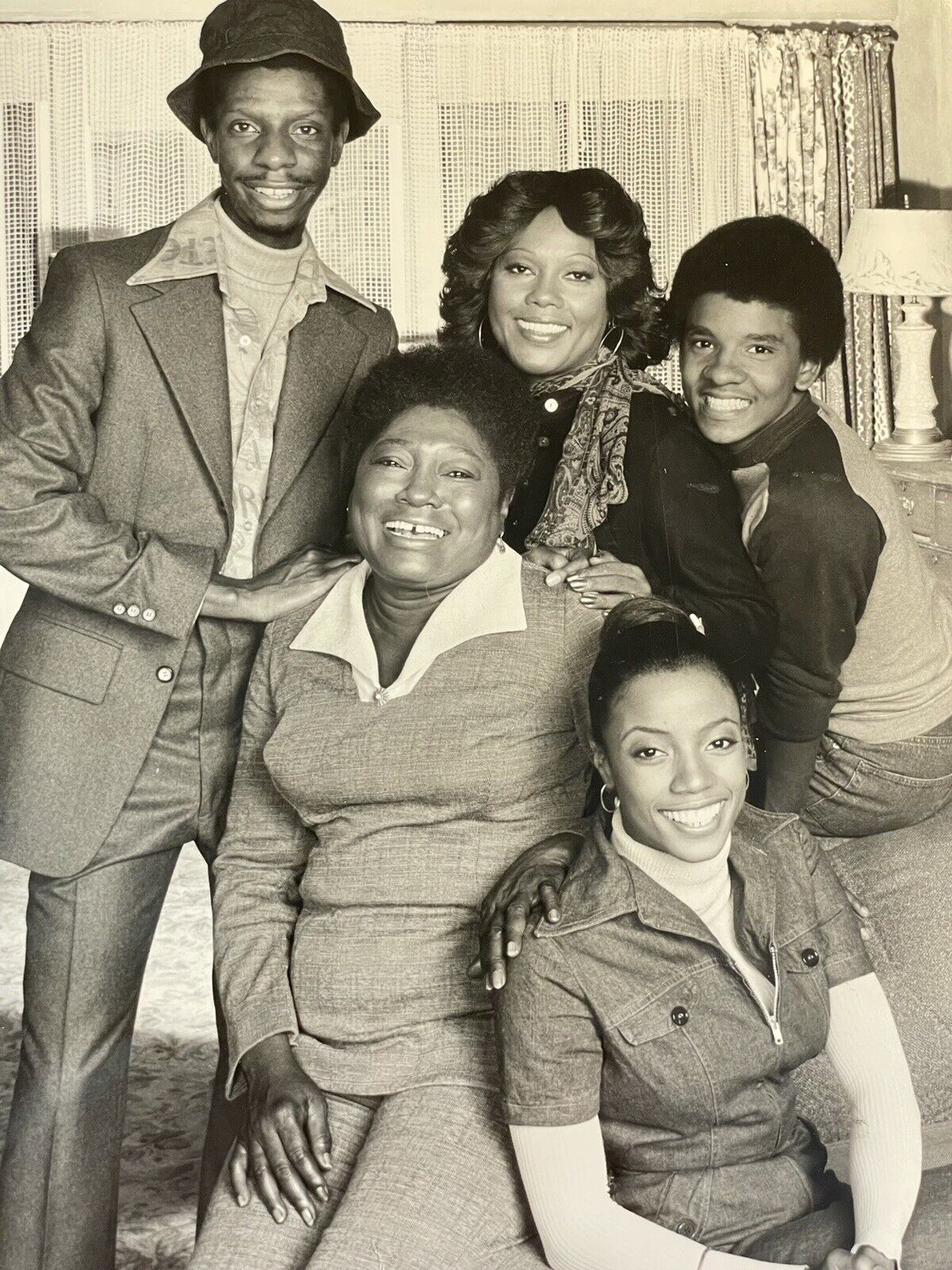 Good Times Show Cast Press Photograph 1976 #historyinpieces