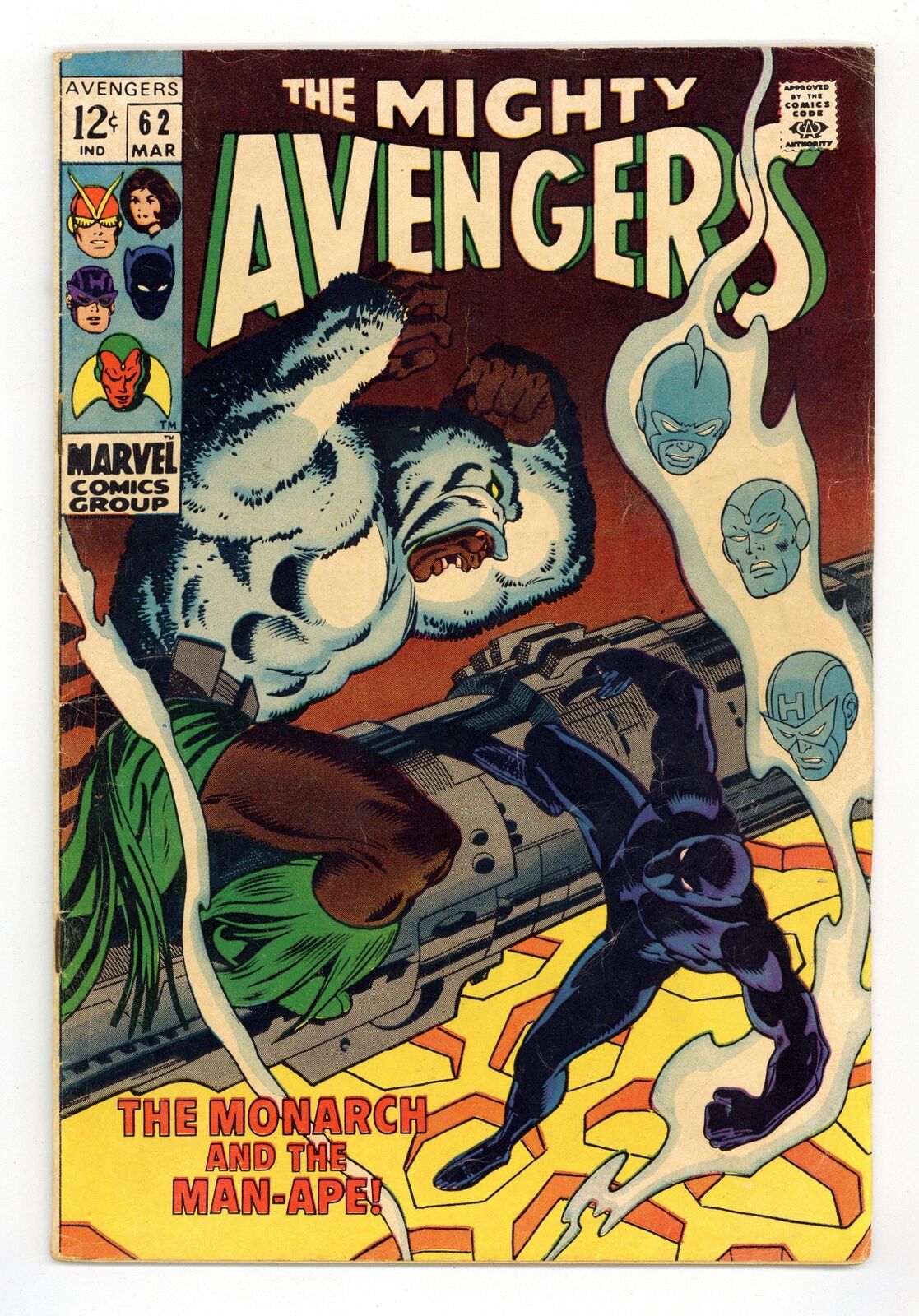 Avengers #62 GD/VG 3.0 1969