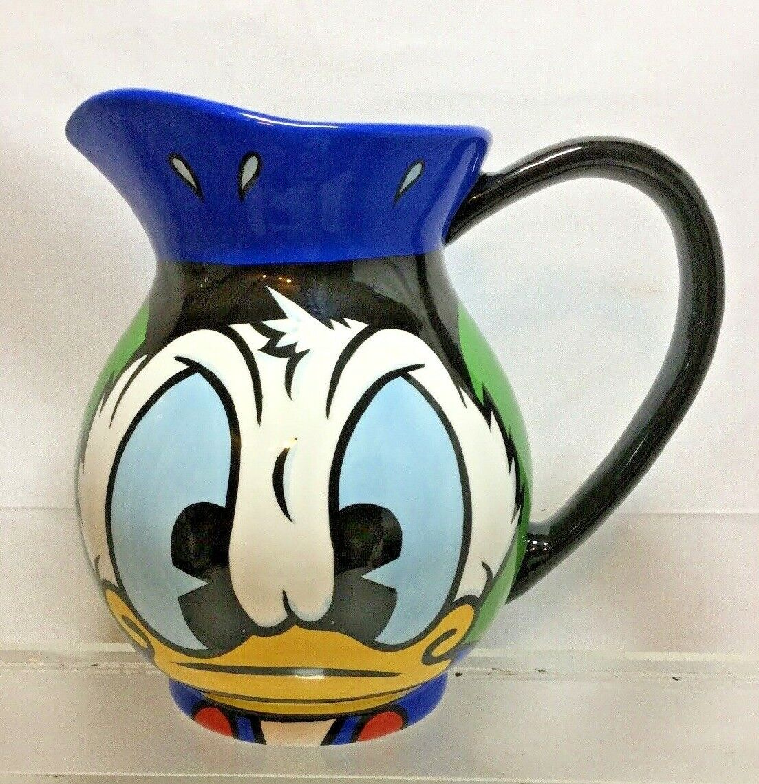 Art of Disney Donald Duck..Angry Duck Water Pitcher Limited Edition Porcelain  
