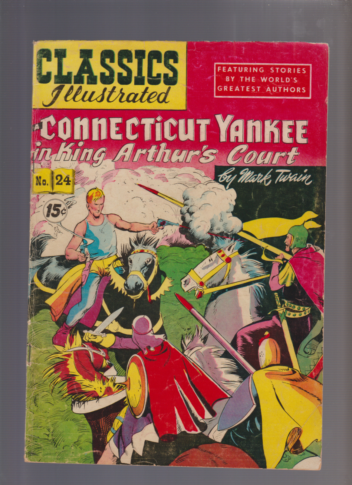 Classics Illustrated #24 (HRN 87) Connecticut Yankee In King Arthur's Court