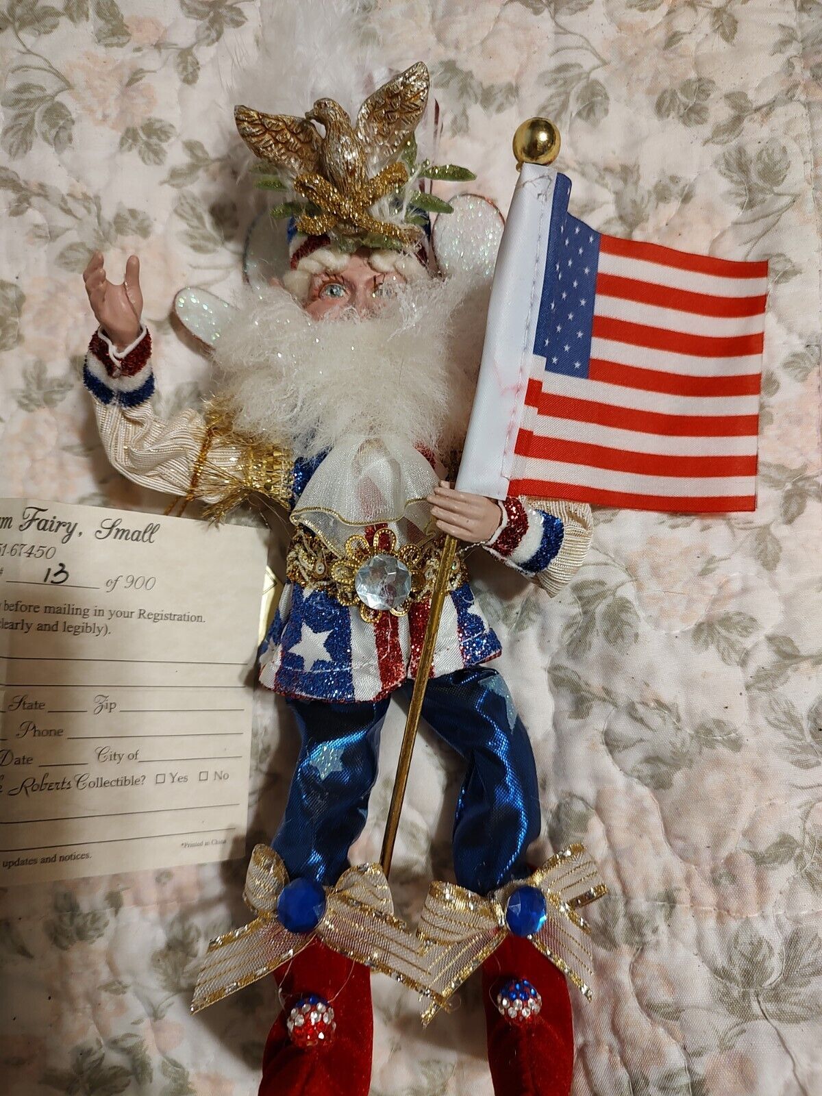 Mark Roberts Uncle Sam Fairy, Sm. Limited Edition 2015