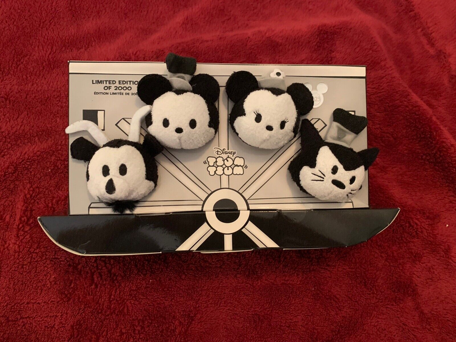 Disney D23 EXPO 2015 Micky Mouse TSUM TSUM Plush Steamboat Willie Set