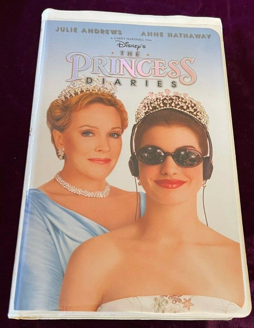 RARE THE PRINCESS DIARIES VHS TAPE VINTAGE CLAMSHELL CASE DISNEY 