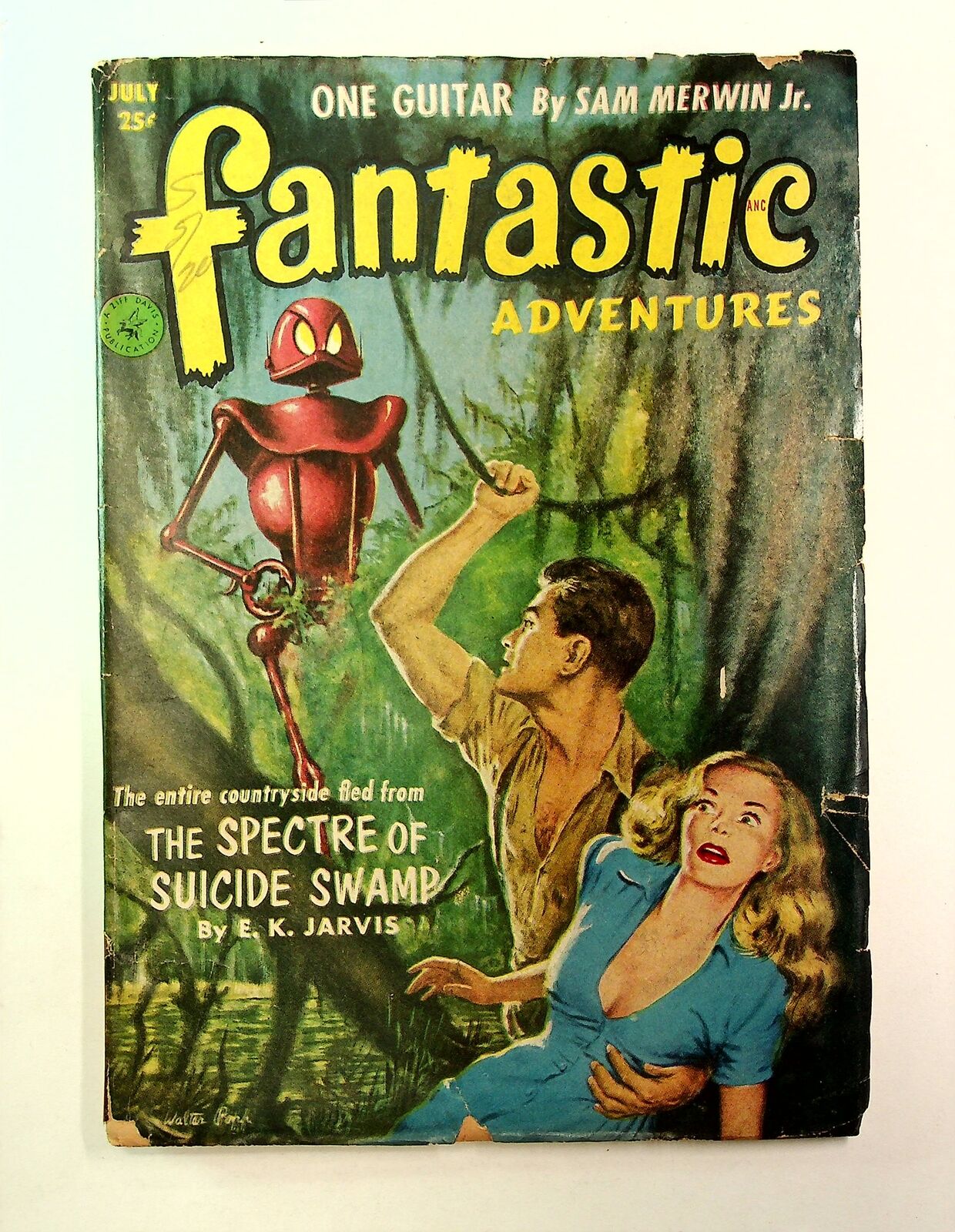 Fantastic Adventures Pulp / Magazine Jul 1952 Vol. 14 #7 VG- 3.5 Low Grade