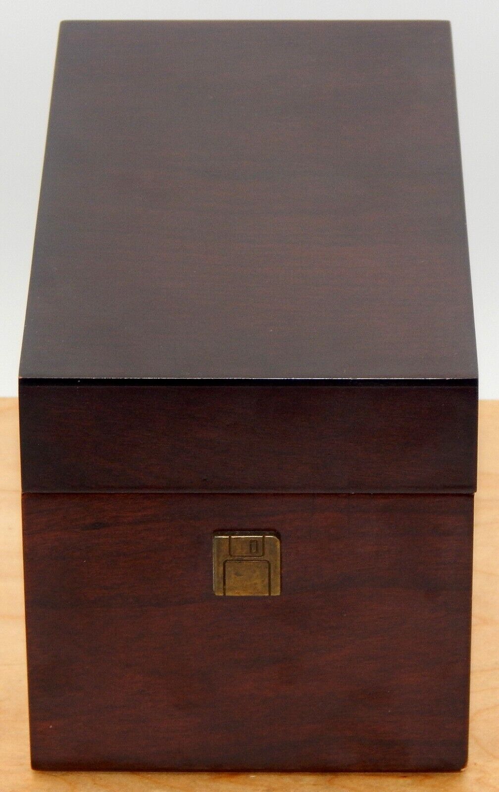 Vintage Bombay Company 1996 Wood Bass 8 1/2”L Divided Organizer Box