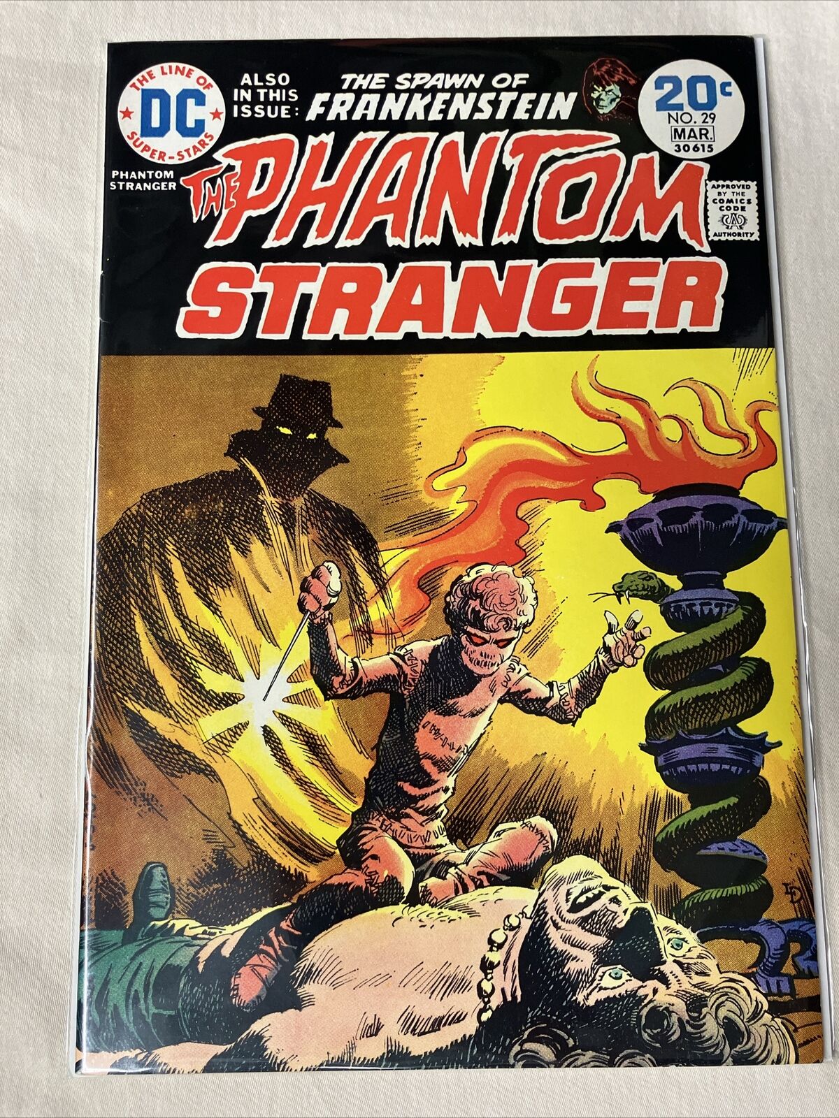 THE PHANTOM STRANGER #29 VF-NM JIM APARO COVER CLASSIC DC HORROR 1973