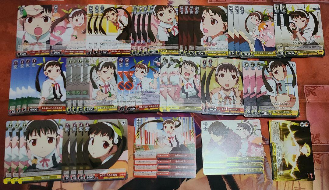 Bakemonogatari Mayoi Hachikuji Weiss Schwarz Trading Card Deck Lot Set L-0204