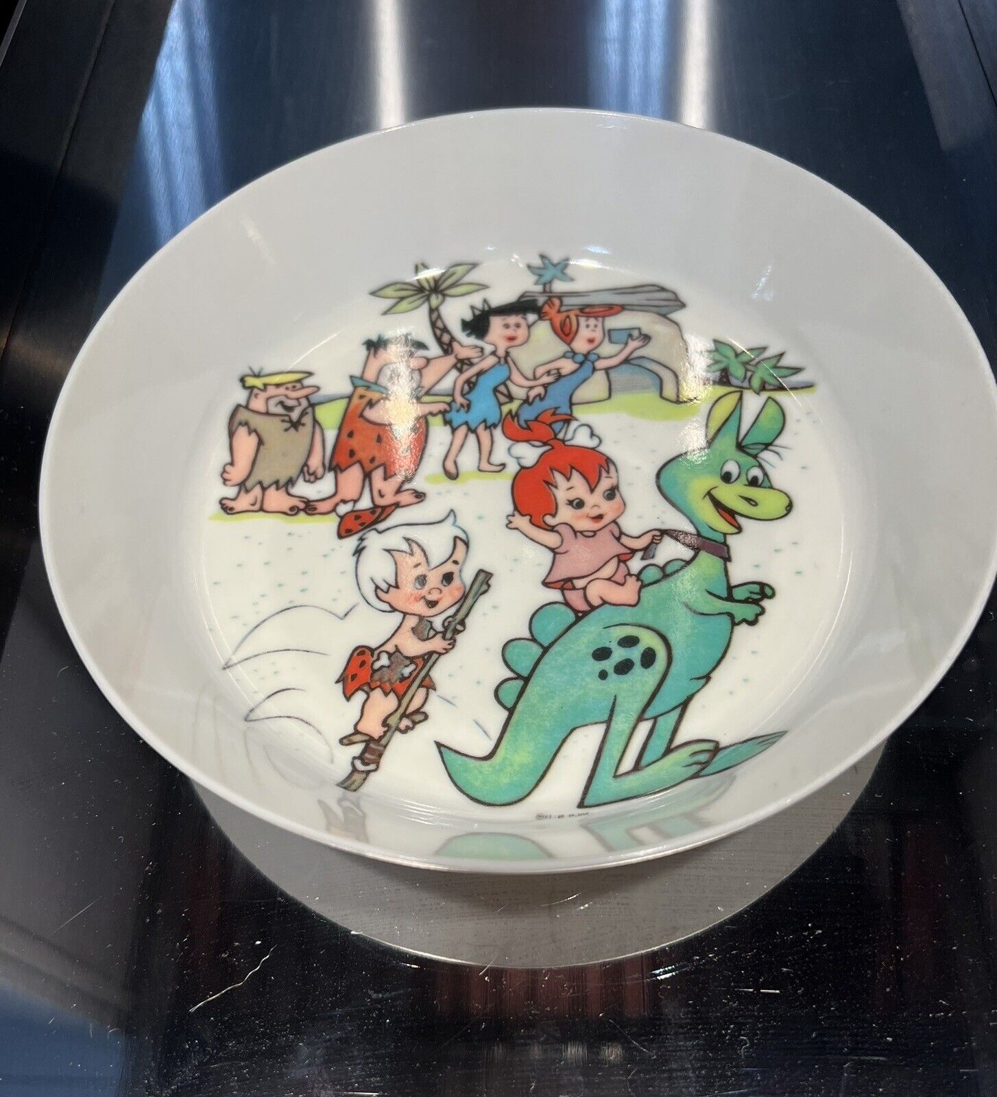 Vintage 1960’s Flintstones Child’s Melmac Plate 