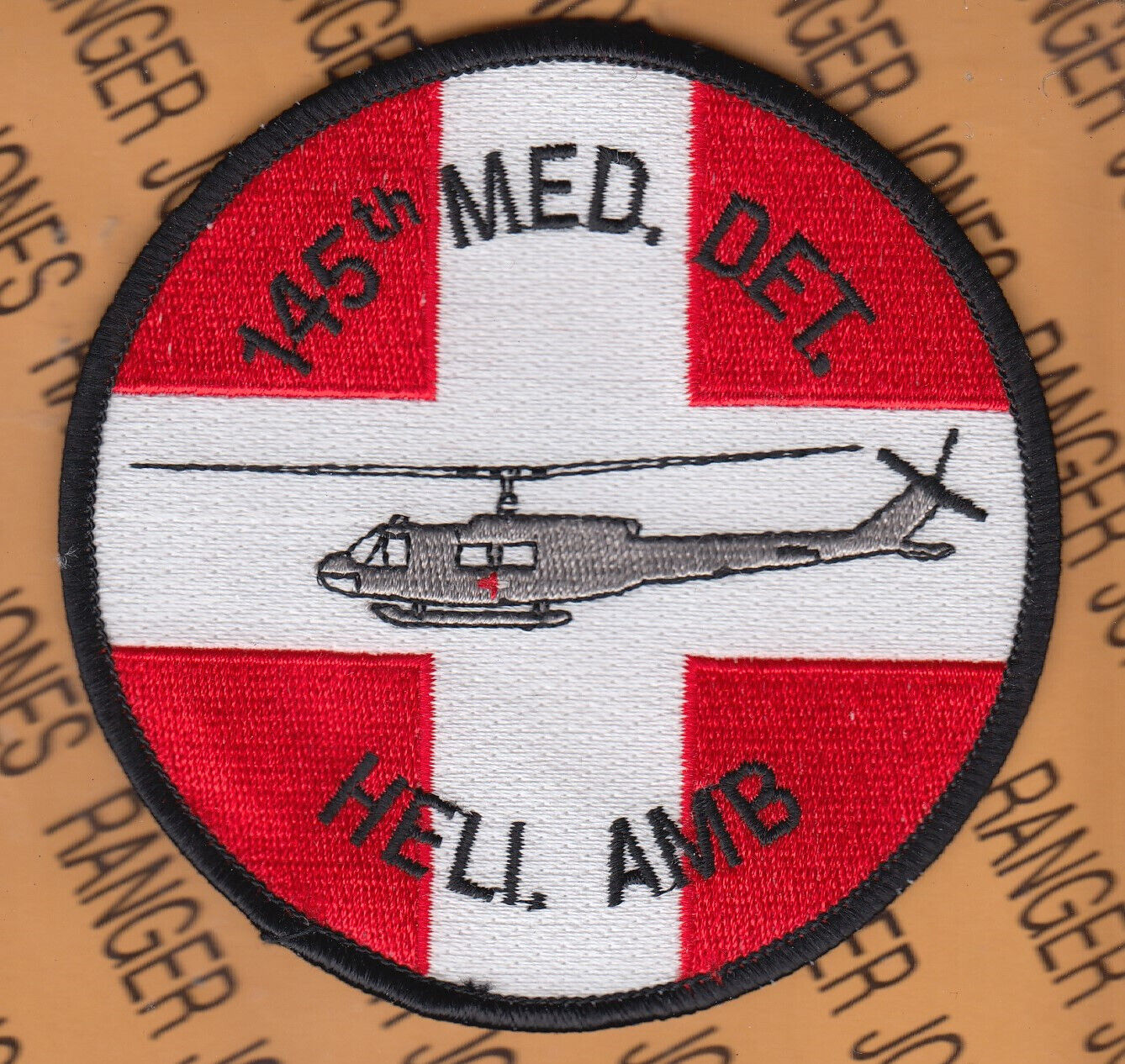 US Army 145th Medical Det. Air Ambulance MEDDAC DUSTOFF ~4\