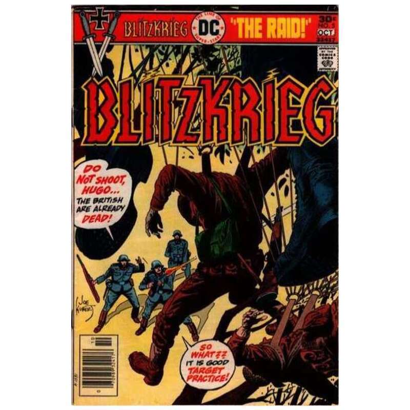 Blitzkrieg (1976 series) #5 in Very Fine minus condition. DC comics [f|