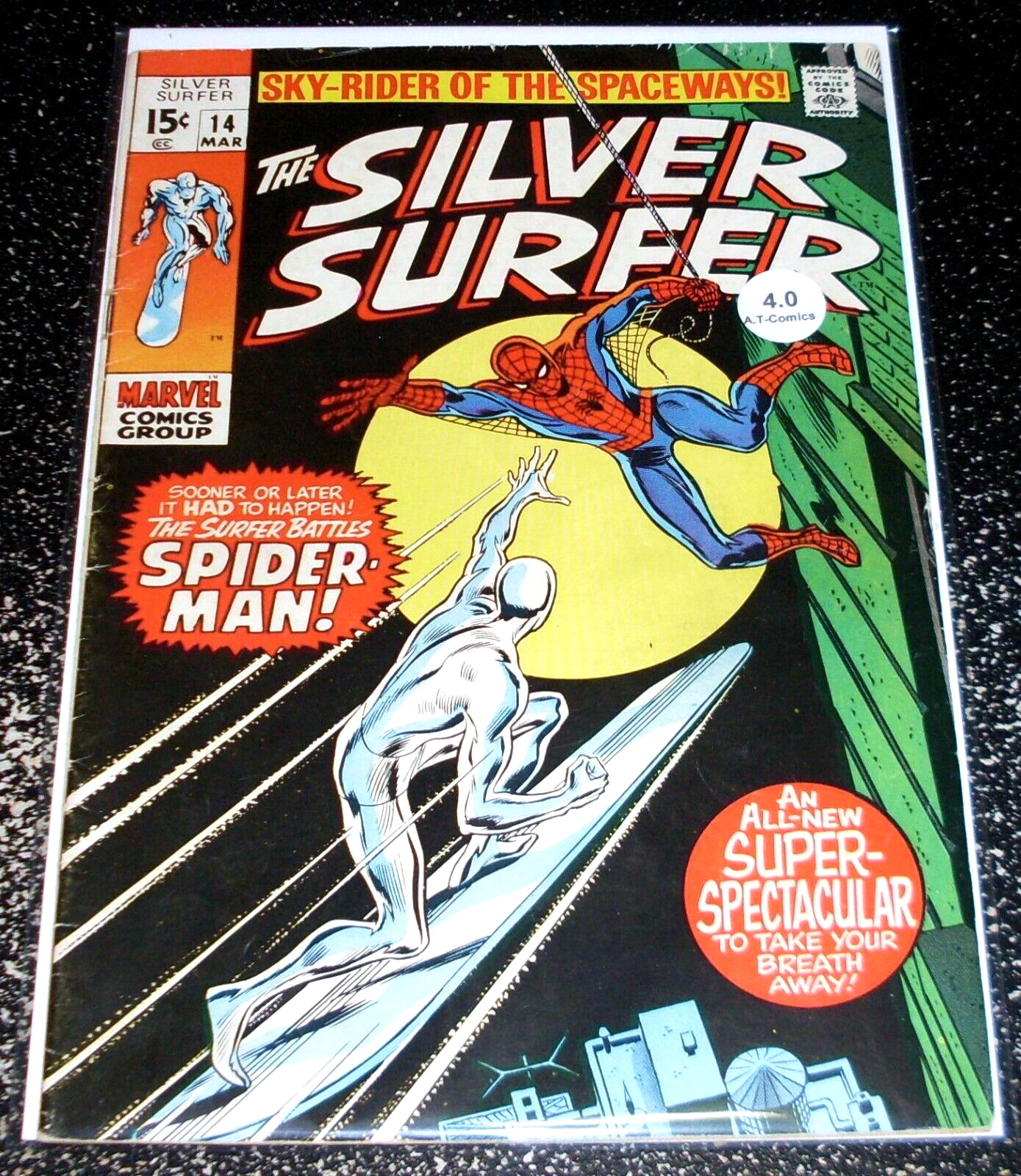 Silver Surfer 14 (4.0) 1st Print Marvel Comics 1970 - Flat Rate Shipping