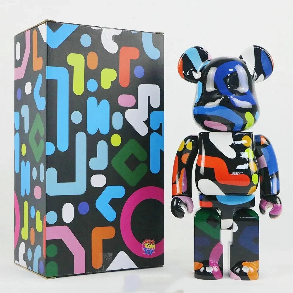 New store promotion400%Bearbrick KAWS YOON Graffiti Action Figure  Deco Art Toy