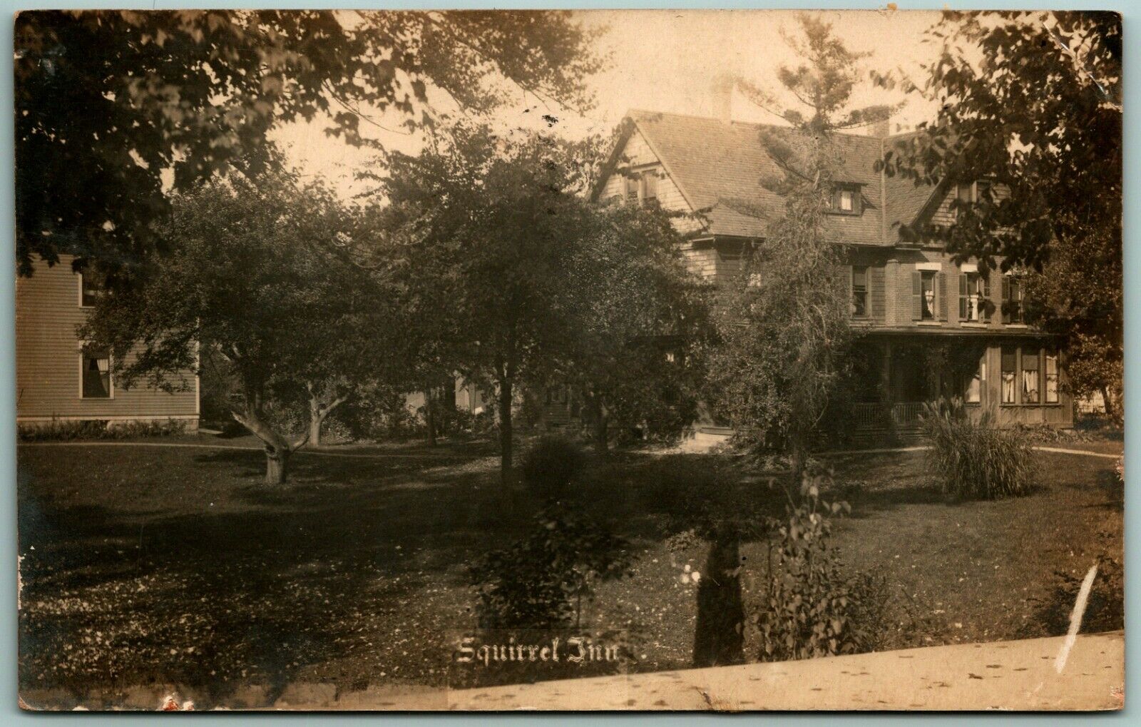 RPPC Squirrel Inn Oberlin Ohio OH 1908 DB Postcard F10