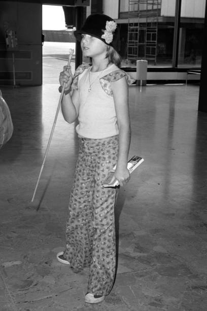 Actress Tatum O'Neal Daughter Of American Actor Ryan O'Neal 1973 Old Photo