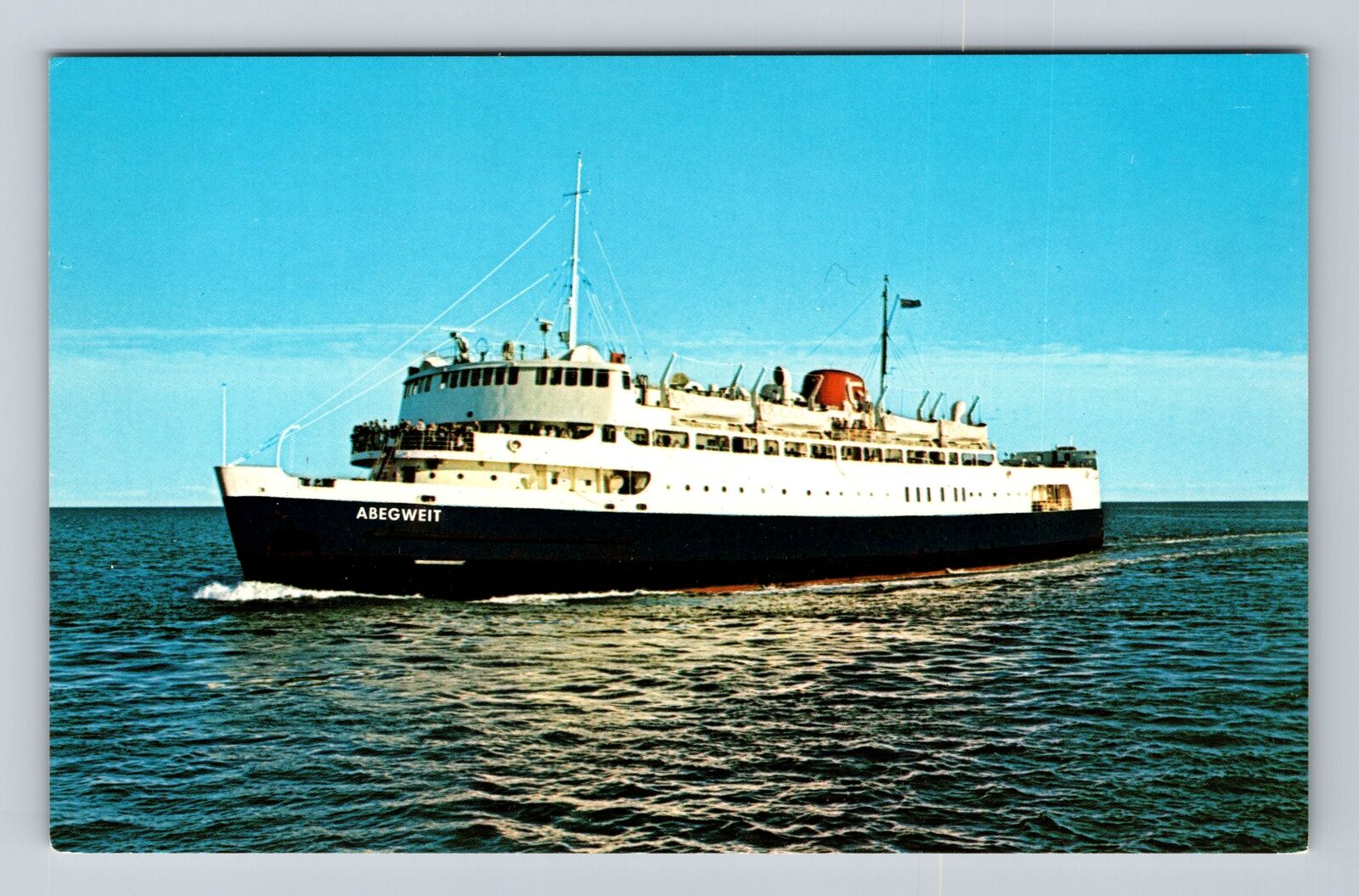 Cape Tormentine-New Brunswick, M.V.S Abegweit, Ice Breaker Vintage Postcard