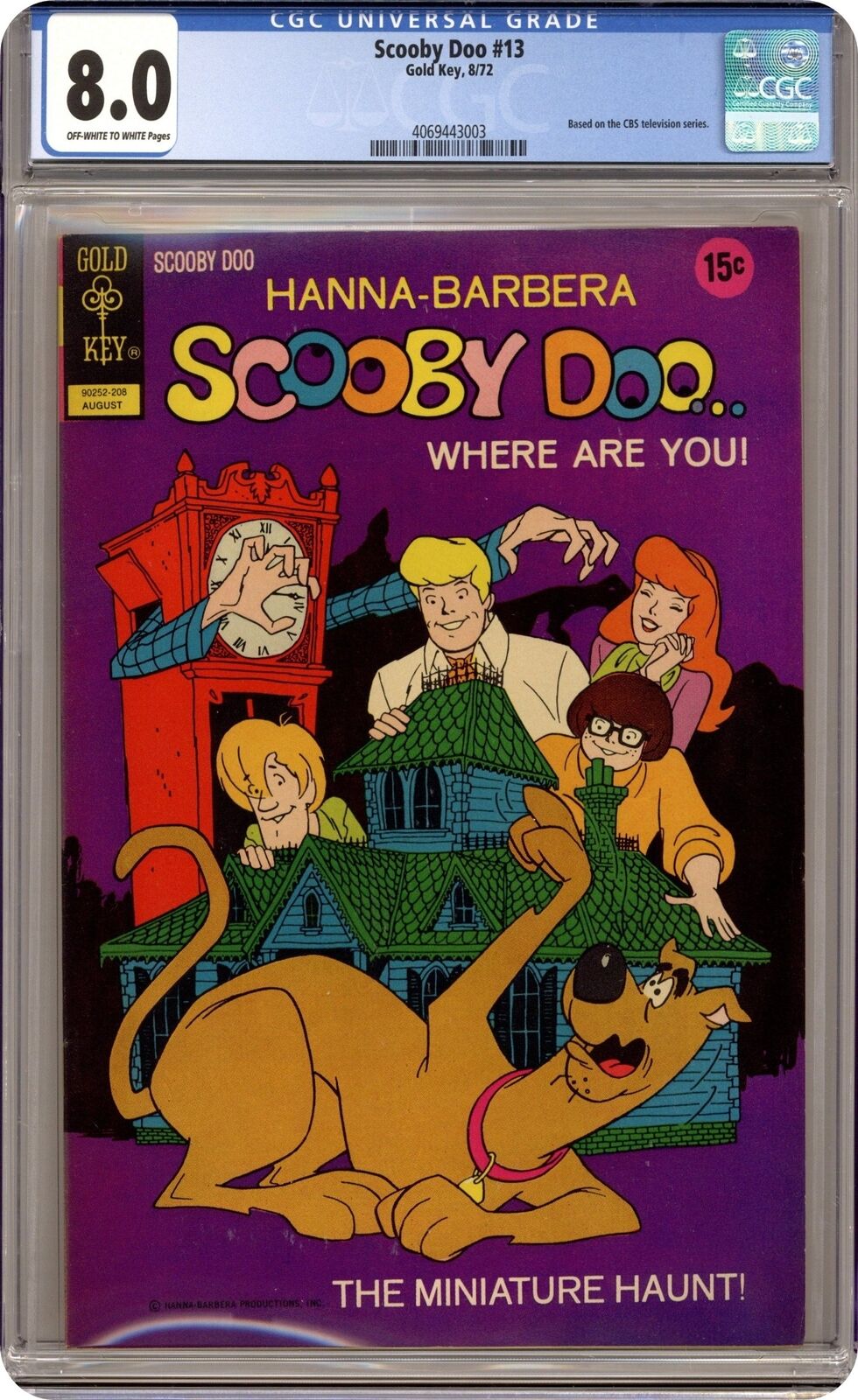 Scooby Doo #13 CGC 8.0 1972 Gold Key 4069443003