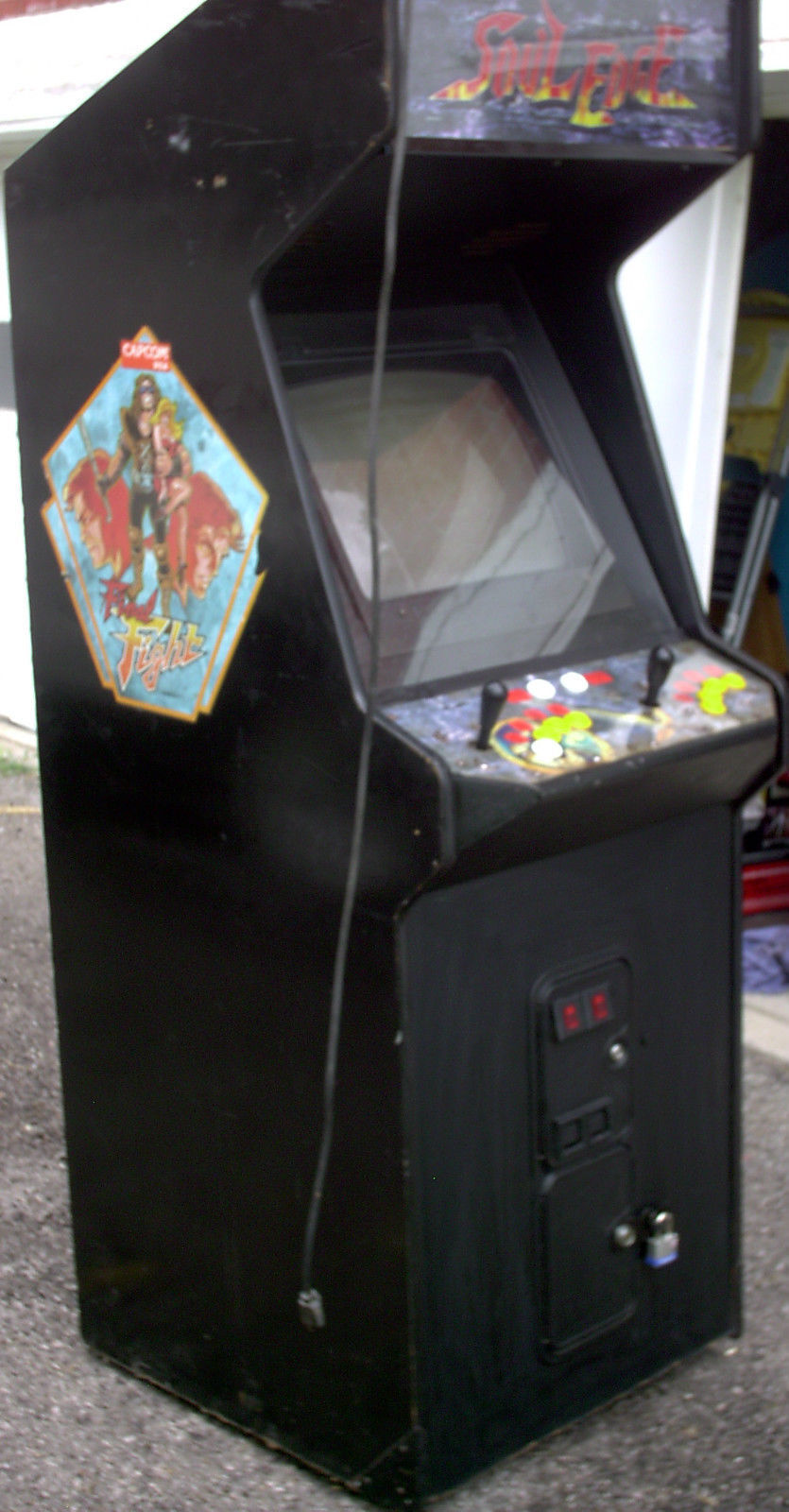 1995 Namco Soul Edge Arcade Machine in Universal Cabinet - WORKING