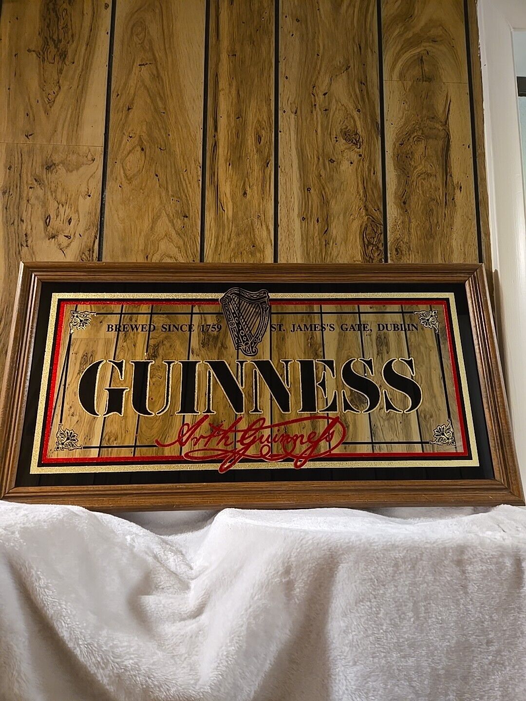 Guinness Bar Mirror 30.5