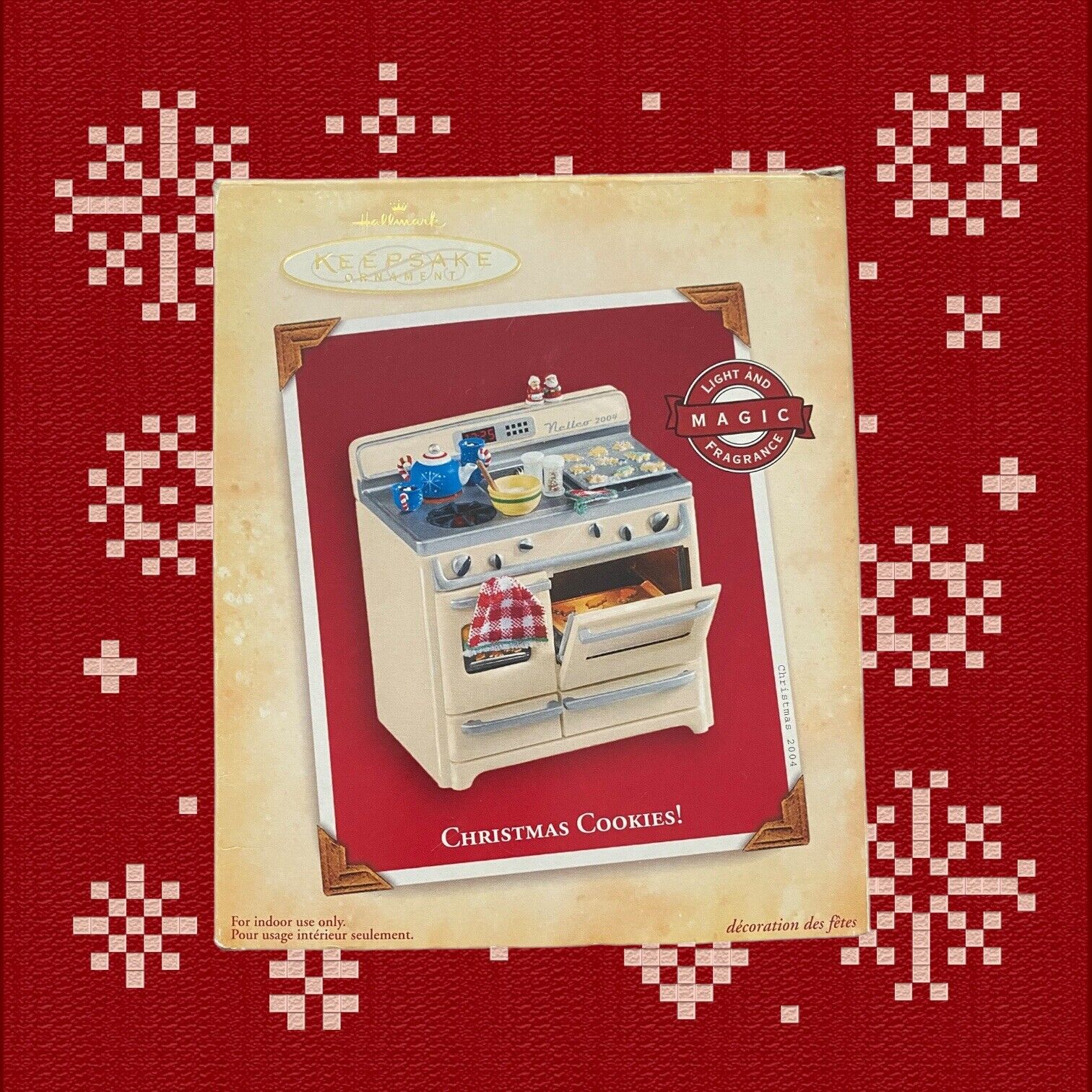 Hallmark Keepsake Ornament Christmas Cookies Oven Magic Light And Fragrance 2004